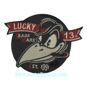 Patch Lucky 13 thirteen Mr corbac trade mark corbeau cigar
