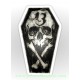 Sticker cerceuil skull lucky 13 thirteen cross bones skull20