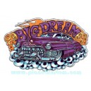 Sticker Bigdaddyjo big dream purple leadsled kustom BIG48