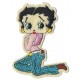 Patch Lady betty boop paillettes