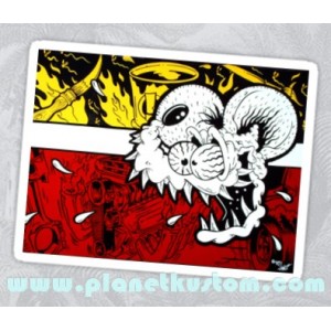 sticker rat fink big daddy ed roth tribute by joey finz rats 9