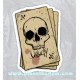 sticker unlucky ace of spade skull card carte as de pique tete de mort skull 25