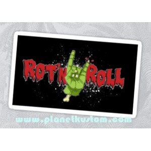 Sticker rot'n roll zombie hand zombie 10