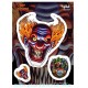Sticker lot de 3 evil clowns méchants démon JA356
