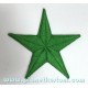 Patch ecusson thermocollant green star etoile polaire verte