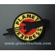 Patch ecusson thermocollant planet express fusee