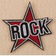 Patch ecusson thermocollant rock star etoile
