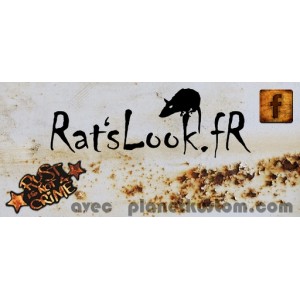 Sticker ratslook.fr facebook jaune rust is not a crime moyen rats look fr 7