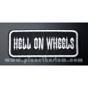Patch ecusson thermocollant hell on wheels biker