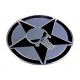 Sticker autocollant skull the punisher black army star badge 3d métal 17