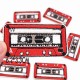 Patch ecusson thermocollant cassette audio music
