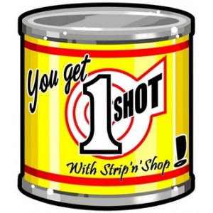 Sticker Strip'n'Shop SnS one 1 shot pinstriping peint pot de peinture