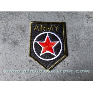 Patch ecusson thermocollant army red star etoile rouge armée USA kaki
