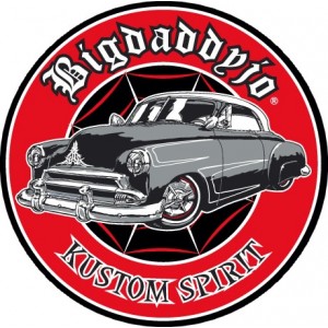 Sticker Bigdaddyjo Kustom spirit red circle chevy scalope BIG19