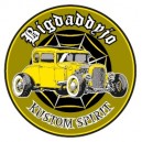 Sticker Bigdaddyjo Kustom spirit hot rod yellow BIG22