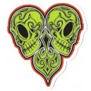 Sticker Humantree tidwell collector skull heart tidwell6