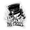 Sticker Mr lucky skull d.Vicente 10