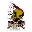 Sticker born bad skull d.Vicente 11
