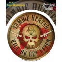Sticker skull zombie hunter kill or get eaten JA533