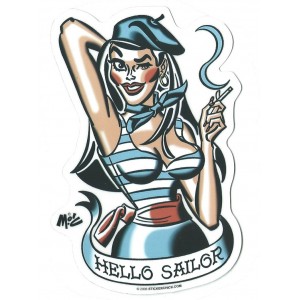 oldschool tattoo Sticker JA421