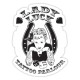 Sticker Pin Up lady luck tattoo Parlour oldschool 