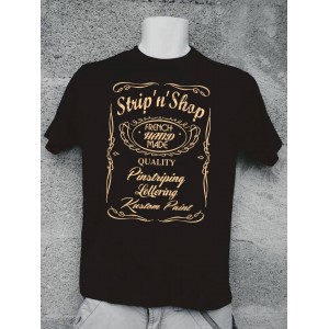 Tee Shirt Homme Strip'n'Shop noir