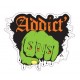 Sticker Strip'n'Shop poing zombie SNS Addict