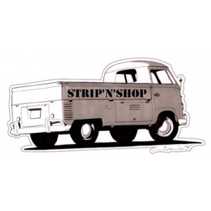 Sticker Strip'n'Shop kombi single cab VW SNS Pick-up
