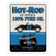 Sticker hot rod hi speed 100 % pure oil motor age rod 5