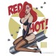 Sticker red hot jessica rabit sexy on bomb old pin up 33