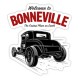 Sticker welcome to bonneville fastest place on earth rod 6