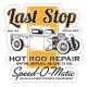 Sticker last stop hot rod repair speed o matic rod 7