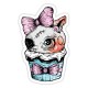 Sticker kitten zombie cat cup cake cupckake 4