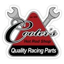 Sticker cooters hot rod shop quality parts racing 11