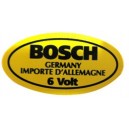 Sticker germany importe allemagne 6 volt bosch 1