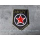 Patch ecusson thermocollant army red star etoile rouge armée USA kaki